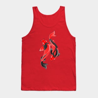 ornamental carp fish Tank Top